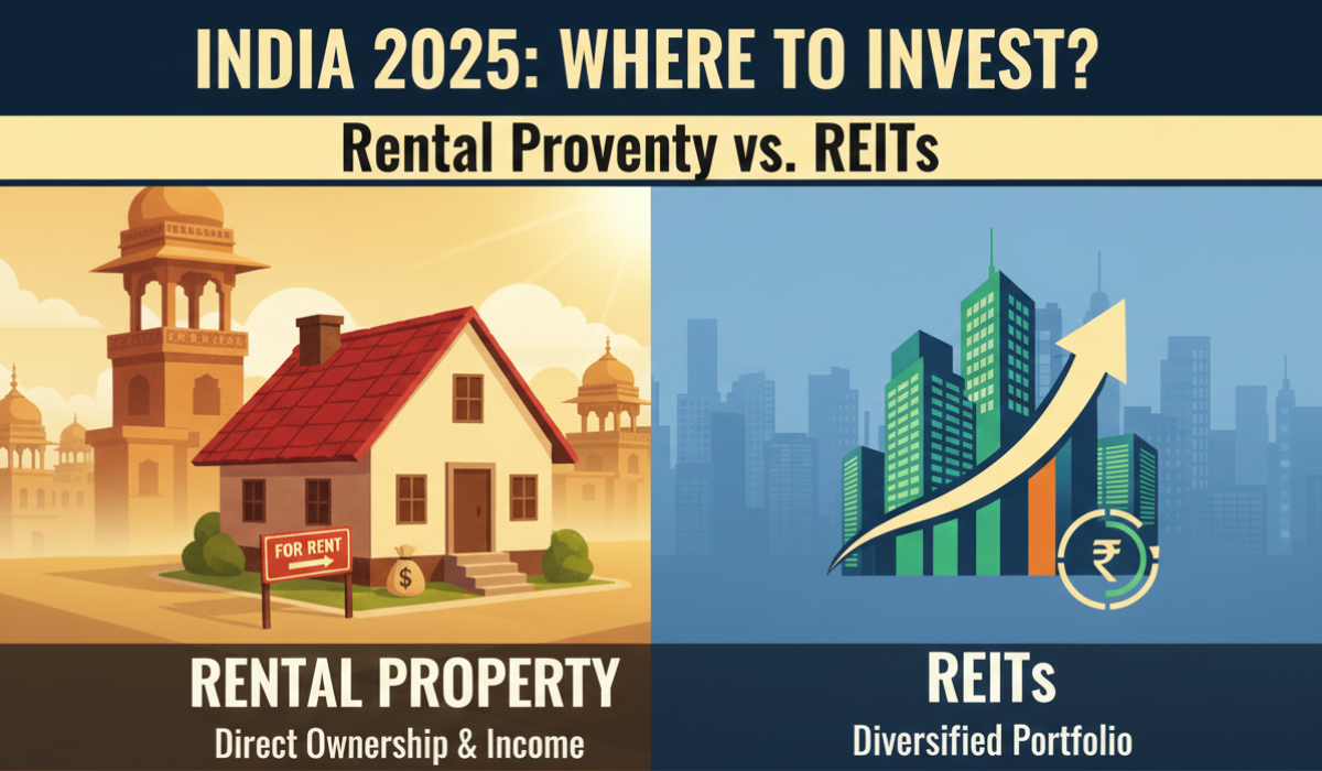 Rental Property vs. REITs: Where Should Indian Investors Put Their Money in 2025?